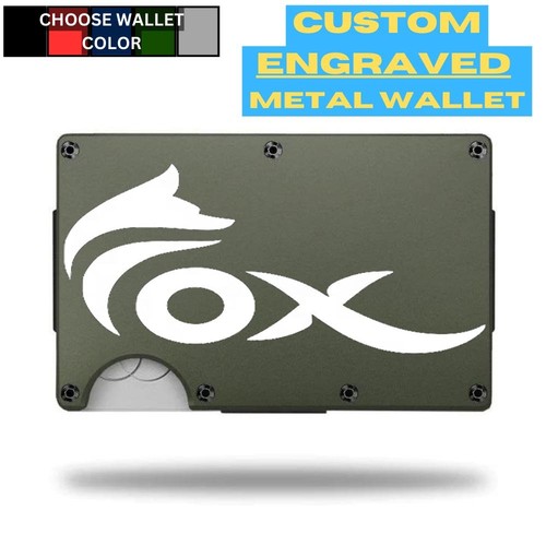Custom fox laser engraved - fox,